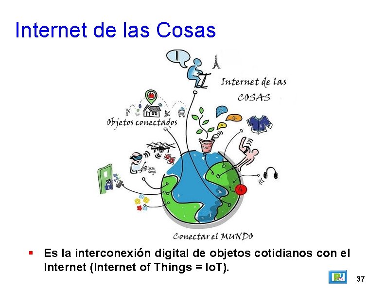 Internet de las Cosas Es la interconexión digital de objetos cotidianos con el Internet