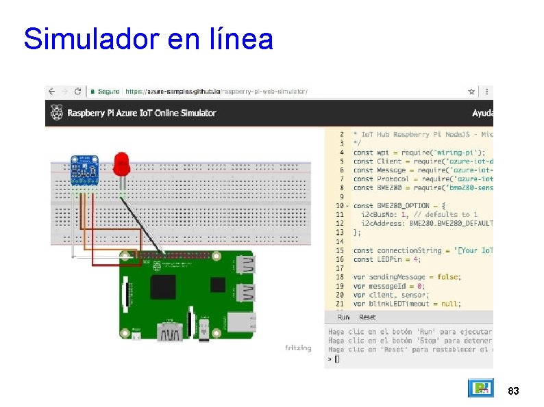 Simulador en línea 83 