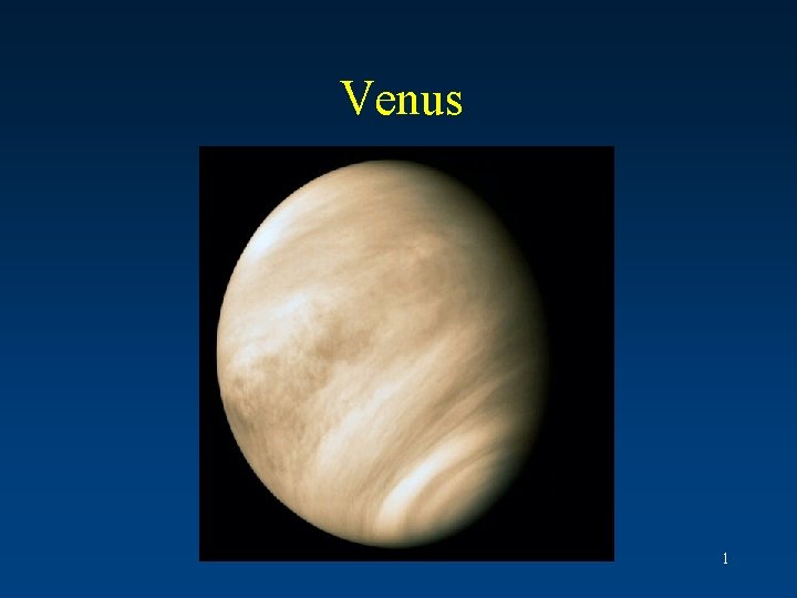 Venus 1 