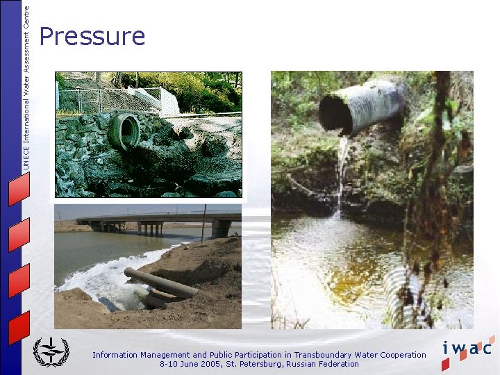 UNECE International Water Assessment Centre Pressure Information Management and Public Participation in Transboundary Water