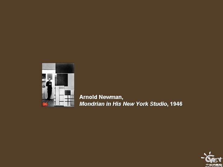 Arnold Newman, Mondrian in His New York Studio, 1946 