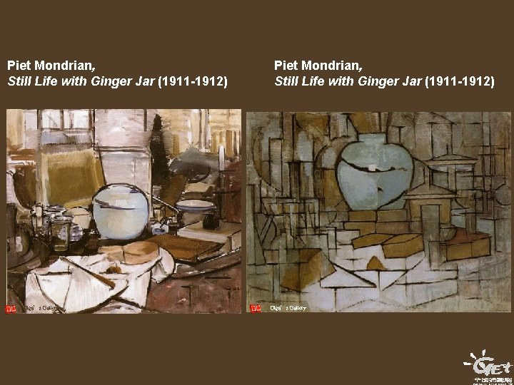 Piet Mondrian, Still Life with Ginger Jar (1911 -1912) Olga’s Gallery 