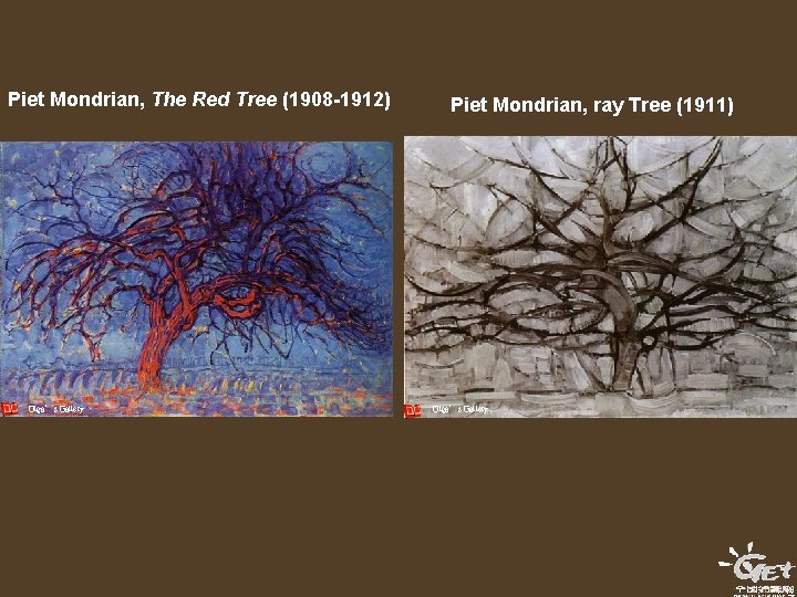 Piet Mondrian, The Red Tree (1908 -1912) Olga’s Gallery Piet Mondrian, ray Tree (1911)