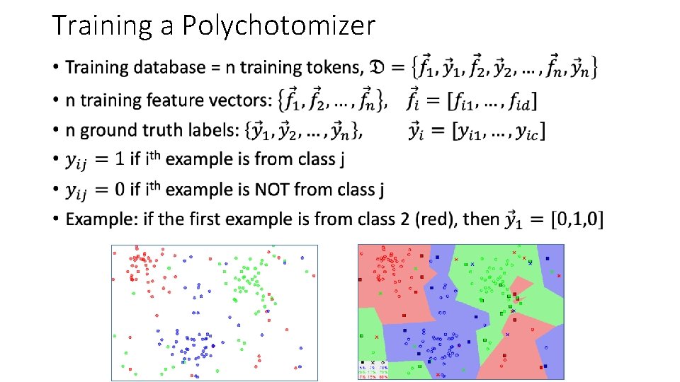 Training a Polychotomizer • 