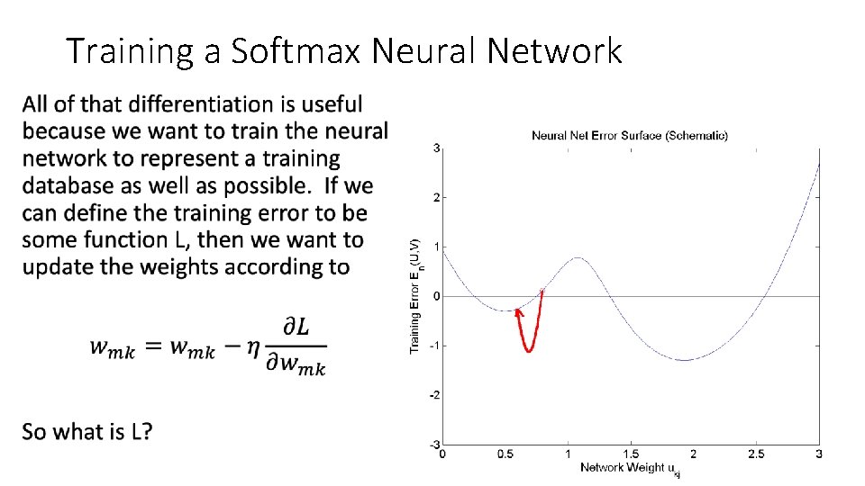 Training a Softmax Neural Network • 