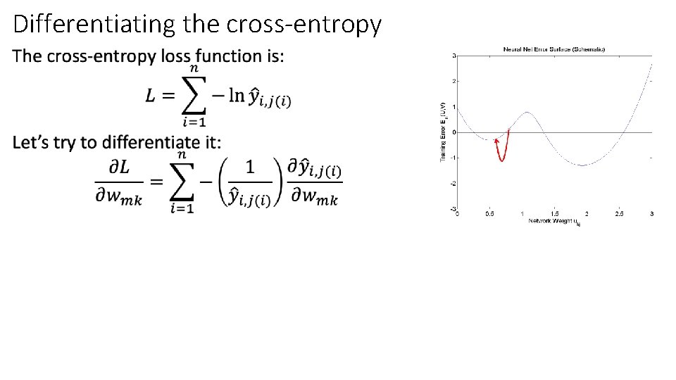 Differentiating the cross-entropy • 