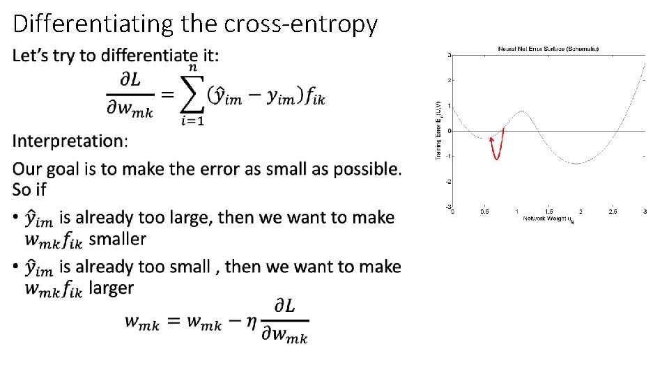 Differentiating the cross-entropy • 