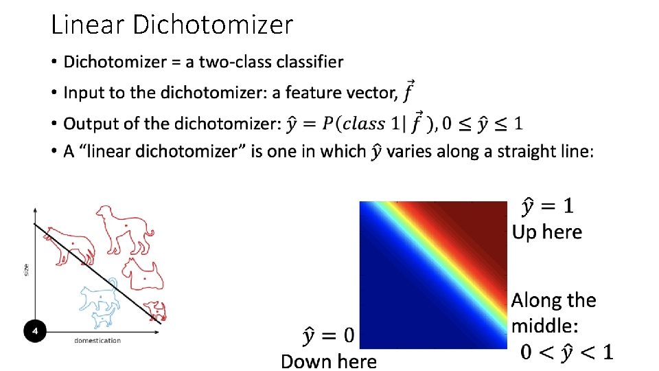Linear Dichotomizer • 