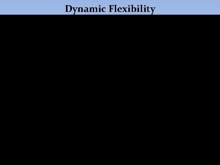 Dynamic Flexibility 