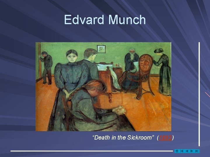 Edvard Munch “Death in the Sickroom” (1895) 