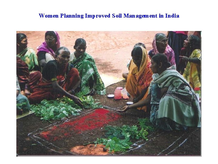 Women Planning Improved Soil Management in India 