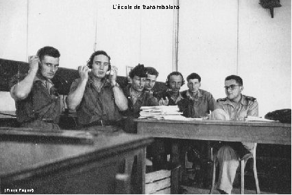 L’école de transmissions (Pierre Poignet) 