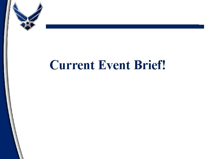 Current Event Brief! 