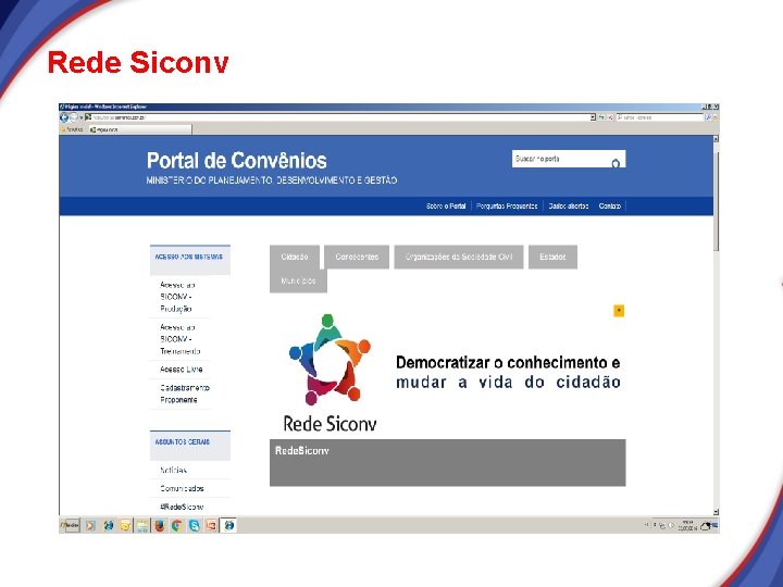 Rede Siconv Rede Siconv