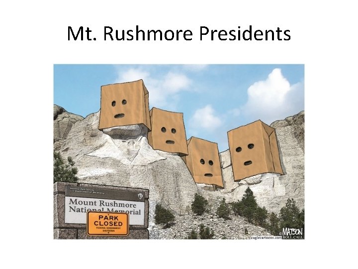 Mt. Rushmore Presidents 