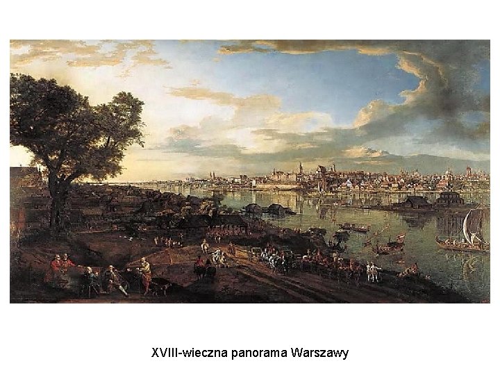 XVIII-wieczna panorama Warszawy 