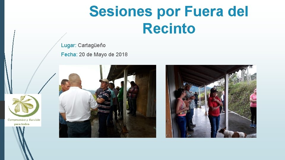 Sesiones por Fuera del Recinto Lugar: Cartagüeño Fecha: 20 de Mayo de 2018 