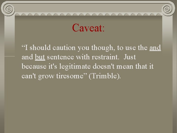 SUPERSTITIONS The Seven Nevers adapted from Trimble Writing