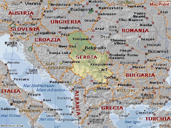 Regione Balcanica I Confini La Serbia Confina A