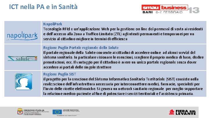 ICT nella PA e in Sanità Napoli. Park Tecnologia RFId e un’applicazione Web per ICT nella PA e in Sanità Napoli. Park Tecnologia RFId e un’applicazione Web per