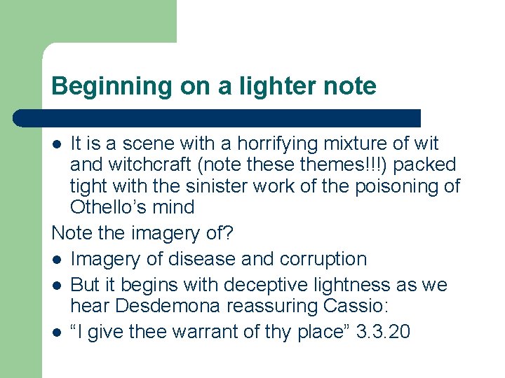 Beginning on a lighter note It is a scene with a horrifying mixture of Beginning on a lighter note It is a scene with a horrifying mixture of