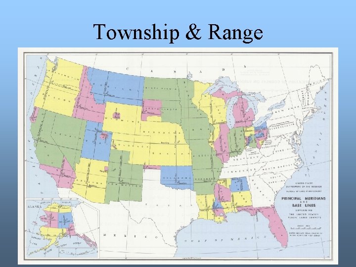 Township & Range 21 