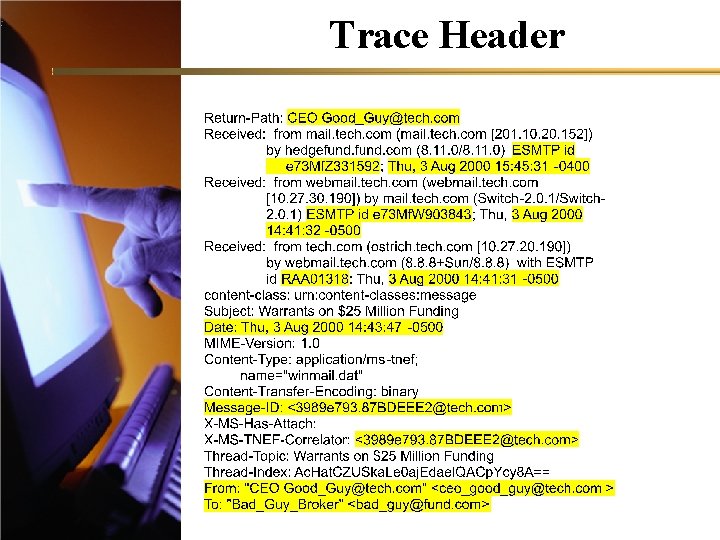 Trace Header 