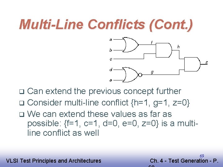 Multi-Line Conflicts (Cont. ) Can extend the previous concept further q Consider multi-line conflict