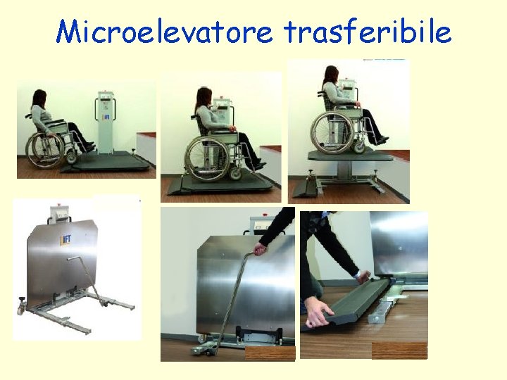 Microelevatore trasferibile 