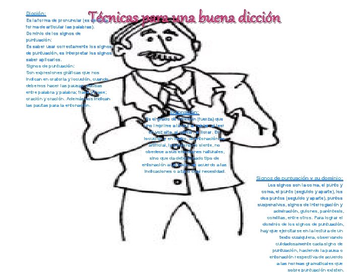 Dicción: Técnicas para una buena dicción Es la forma de pronunciar (es decir, la Dicción: Técnicas para una buena dicción Es la forma de pronunciar (es decir, la