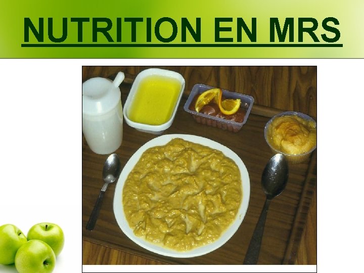 NUTRITION EN MRS 