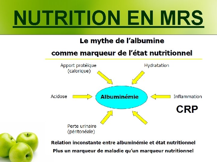 NUTRITION EN MRS 