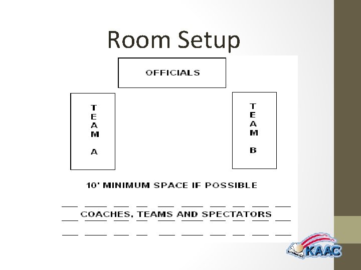 Room Setup 