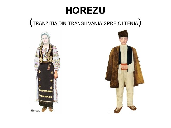 HOREZU (TRANZITIA DIN TRANSILVANIA SPRE OLTENIA) 