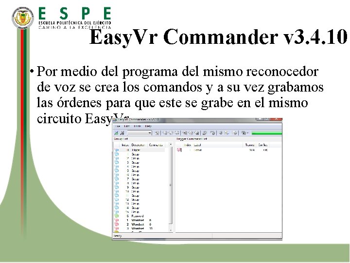 Easy. Vr Commander v 3. 4. 10 • Por medio del programa del mismo