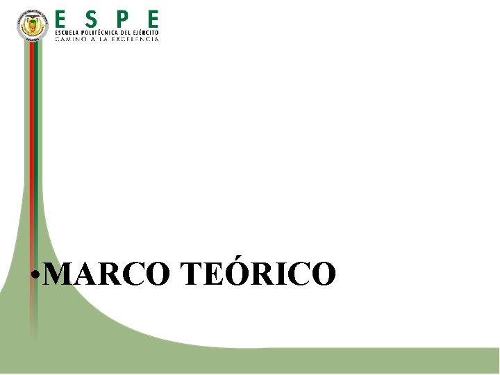  • MARCO TEÓRICO 