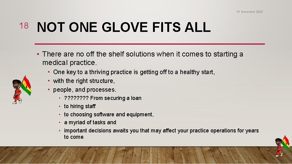 01 November 2020 18 NOT ONE GLOVE FITS ALL • There are no off 01 November 2020 18 NOT ONE GLOVE FITS ALL • There are no off