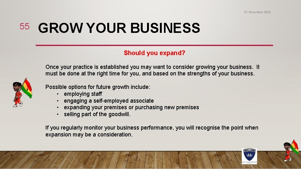 01 November 2020 55 GROW YOUR BUSINESS Should you expand? Once your practice is 01 November 2020 55 GROW YOUR BUSINESS Should you expand? Once your practice is