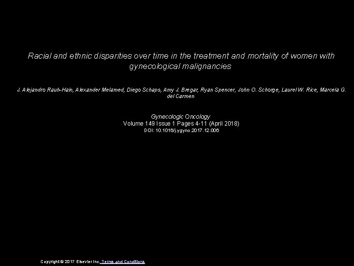 Racial and ethnic disparities over time in the treatment and mortality of women with