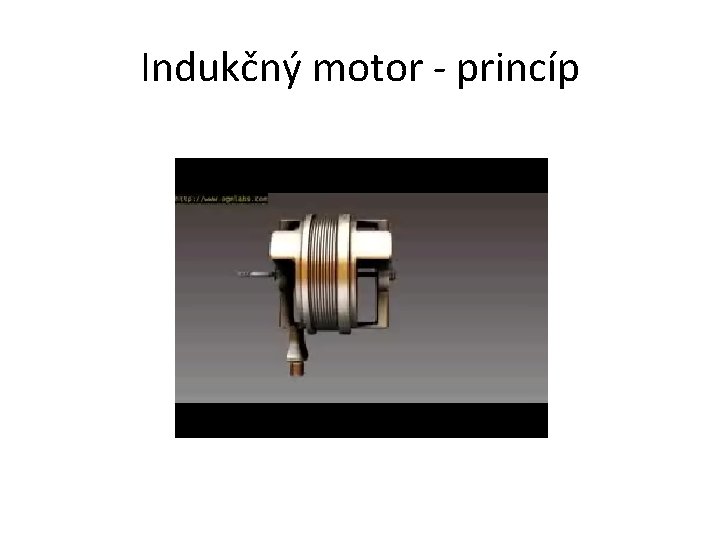 Indukčný motor - princíp 