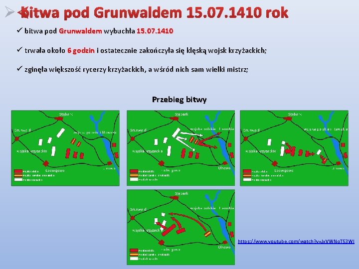 Ø bitwa pod Grunwaldem 15. 07. 1410 rok ü bitwa pod Grunwaldem wybuchła 15. Ø bitwa pod Grunwaldem 15. 07. 1410 rok ü bitwa pod Grunwaldem wybuchła 15.