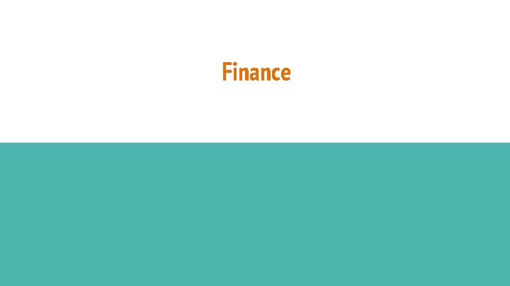 Finance 