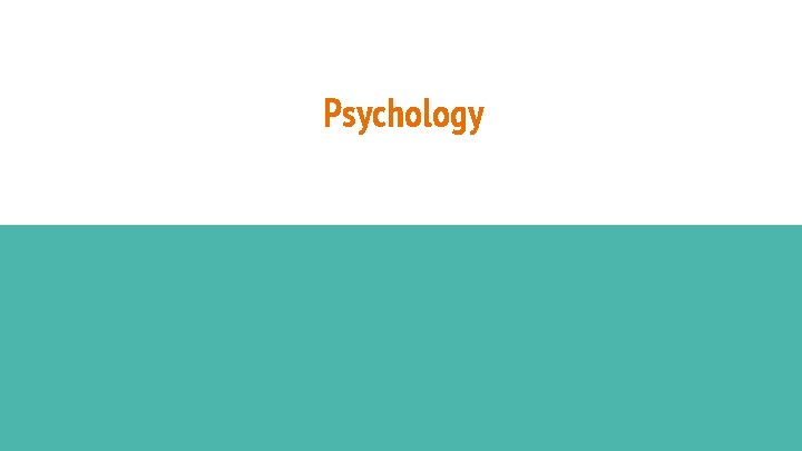 Psychology 