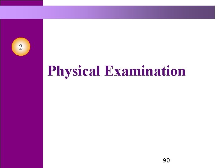 2 Physical Examination 90 