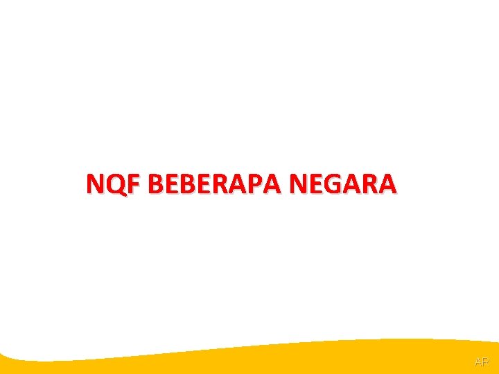 @R NQF BEBERAPA NEGARA AR 