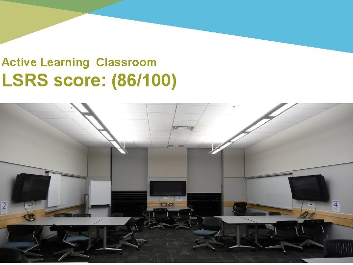 Active Learning Classroom LSRS score: (86/100) 