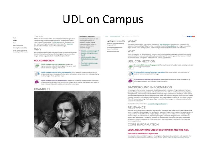 UDL on Campus 