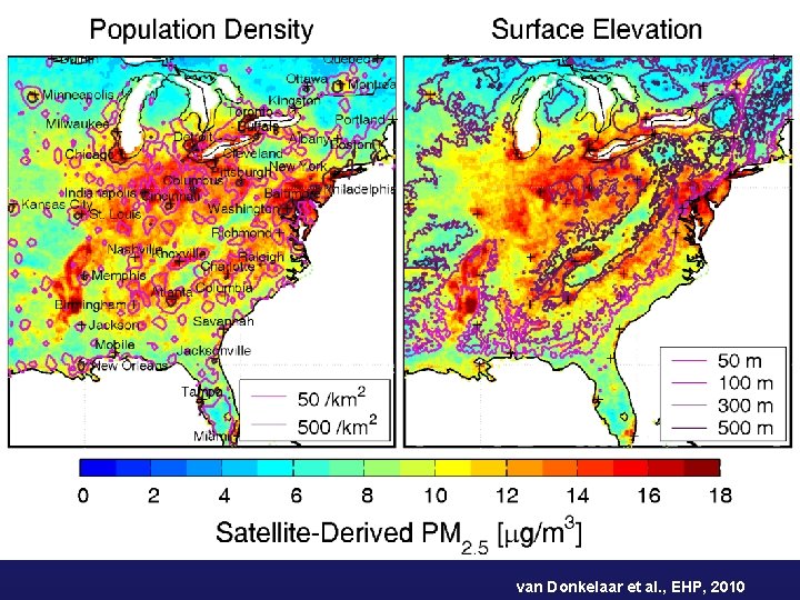 van Donkelaar et al. , EHP, 2010 