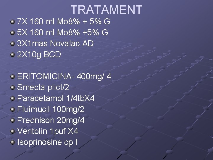 TRATAMENT 7 X 160 ml Mo 8% + 5% G 5 X 160 ml