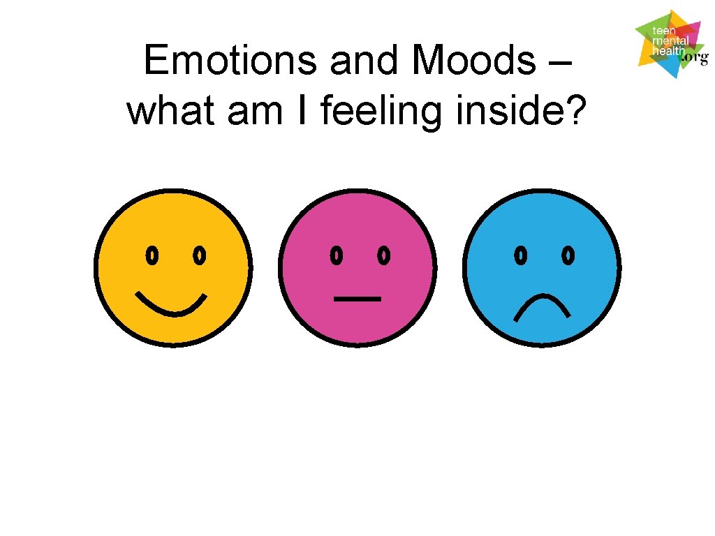 Emotions and Moods – what am I feeling inside? 